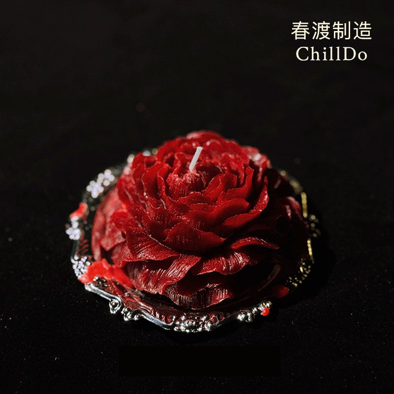 low temperature candle does not hurt the skin, dripping wax aromatherapy rose