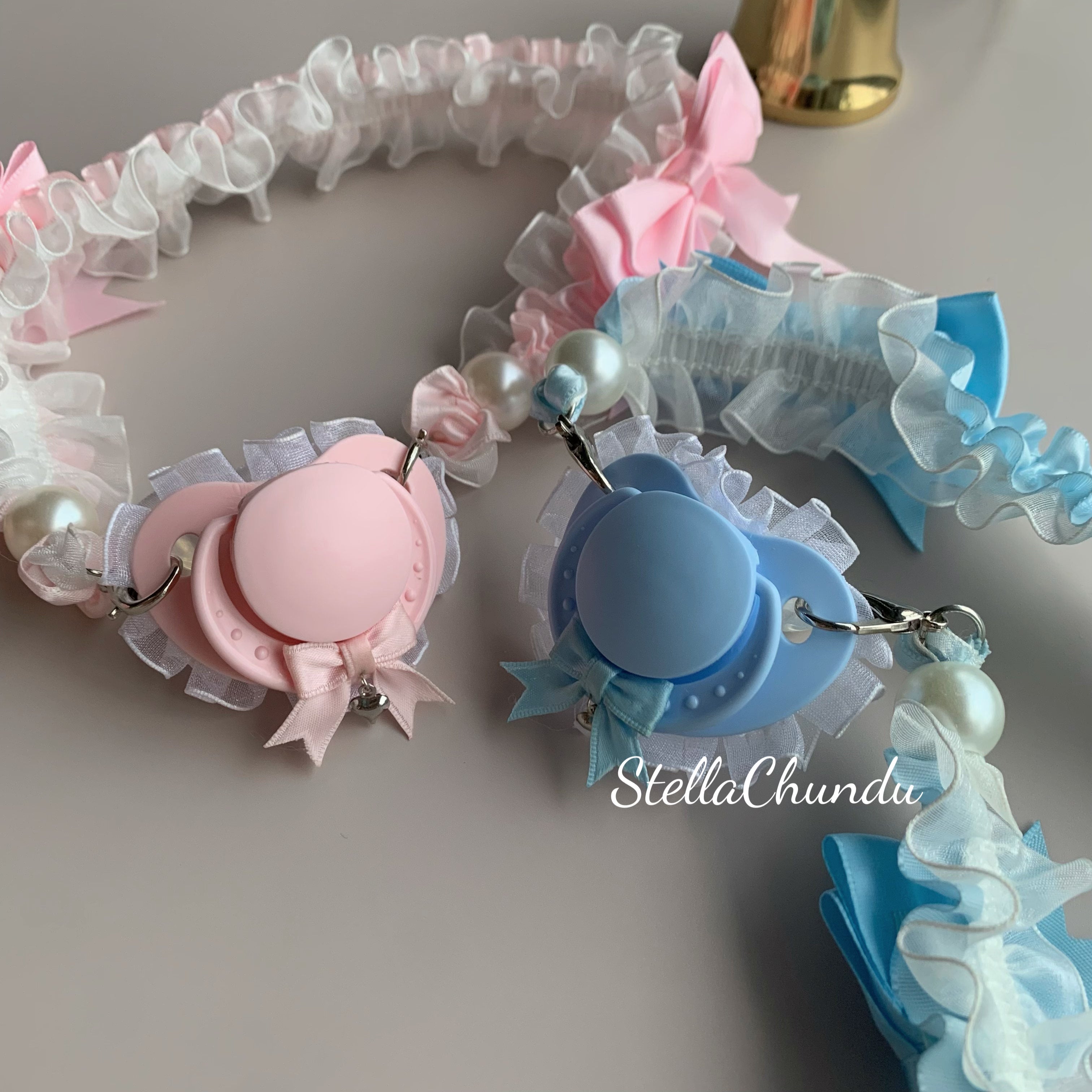 Original design Pinkbaby handmade bite music adult pacifier decompression niche